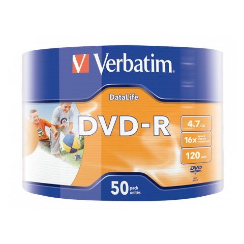 Verbatim DVD-R | 4.7GB | x16 | szpindel 50szt | Inkjet Printable