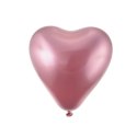 Balon gumowy Godan Beauty&Charm platynowe j. różowe serca 6szt. fioletowy 300mm 12cal (CB-S6LJ)