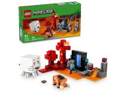 Klocki konstrukcyjne Lego Minecraft Zasadzka w portalu do Netheru (21255)