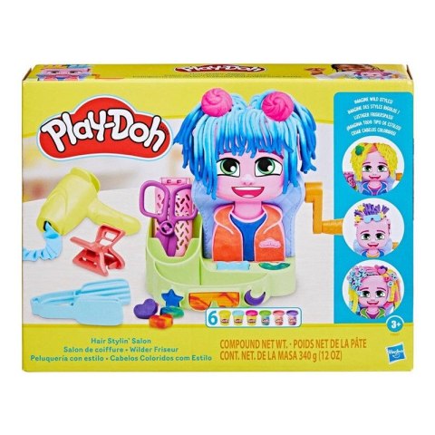 Masa plastyczna dla dzieci Hasbro Play Doh Salon fryzjerski mix (F8807)