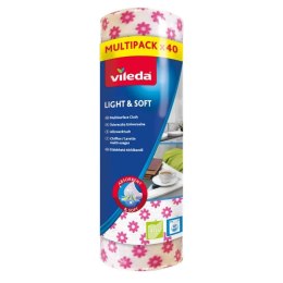 VILEDA Ściereczka uniwersalna Vileda Light & Soft rolka 40 szt. 159516