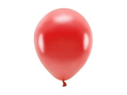 Balon gumowy Partydeco Metalizowane Eco Balloons czerwony 260mm (ECO26M-007)