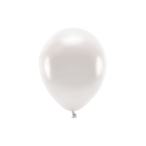 Balon gumowy Metalizowane Eco Balloons perłowy 260mm Partydeco (ECO26M-070)