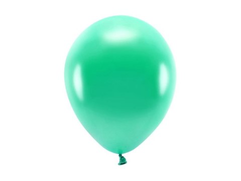 Balon gumowy Partydeco Metalizowane Eco Balloons zielony 260mm (ECO26M-012)