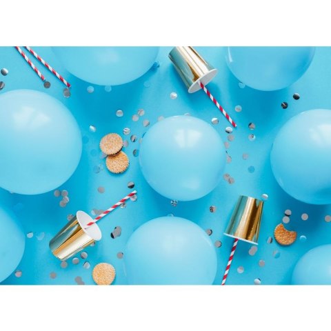 Balon gumowy Pastel Eco Balloons błękitny 260mm Partydeco (ECO26P-011)