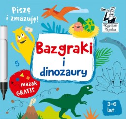 Książeczka edukacyjna Kapitan Nauka Bazgraki Dinozaury