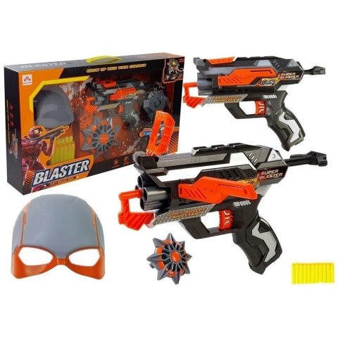 Pistolet Rozkładany Pistolet na piankowe Strzałki Maska Lean (5088)