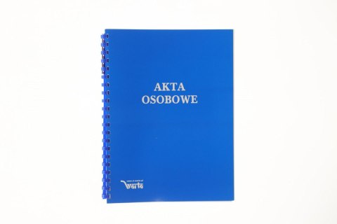 Teczka do akt osobowych Warta ABCDE A4 niebieski (339-097)