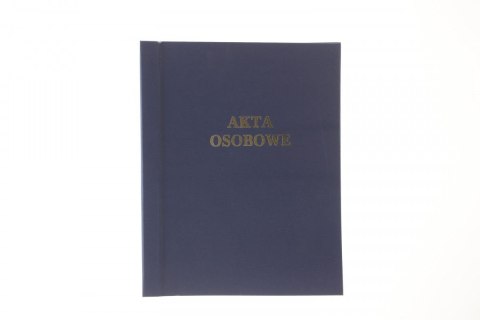 Teczka do akt osobowych Warta ABCDE niezadrukowana A4 granatowy karton (021824339102)