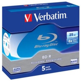 Verbatim BluRay BD-R | 25GB | x6 | jewele 5szt