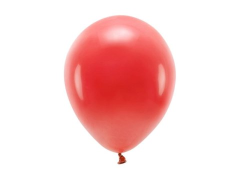 Balon gumowy Partydeco Pastel Eco Balloons czerwony 260mm (ECO26P-007)