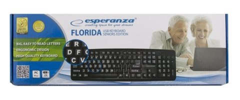 Klawiatura Florida czarny Esperanza (EK129)