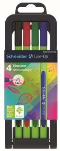 Cienkopis Line-Up wkład mix 0,4mm 4kol. Schneider (SR191094)