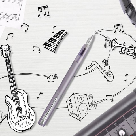 Ekskluzywne pióro tłoczkowe VECTOR XL silver M Parker (2159745)