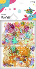 Konfetti Titanum Craft-Fun Series mix wiosenny tonacja żółta (2324001)