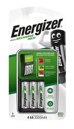 Ładowarka akumulatorowa Energizer Ni-MH Maxi + 4 x R6/AA 2000 mAh (EN-321401)