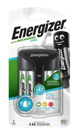 Ładowarka akumulatorowa Energizer PRO + 4 x R6 2000 mAh (NH15-2000)