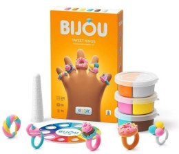 Masa plastyczna dla dzieci Tm Toys Hey Clay Bijou Sweet rings mix (HLC31002CEE)