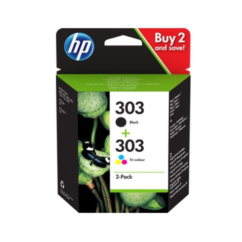 Zestaw tuszy HP 303 CMY+BK HP Envy Photo 6200/7100/7800 | 165CMY-200BKstr