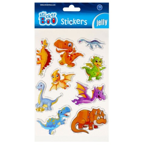 Naklejka (nalepka) Stickerboo S-Boo Jelly Dino (493721)