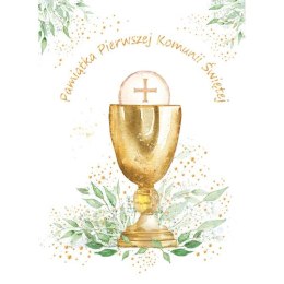 Kartka składana Henry Karnet A5 KOMUNIA EUCHARYSTIA A5 (5905701482658)