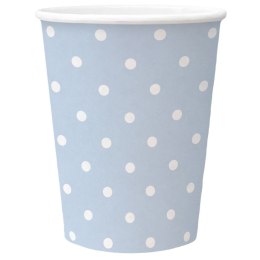 Kubek jednorazowy Paw Dots Light Blue 250ml (PC8002205)