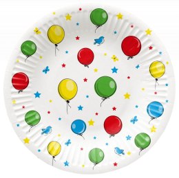 Talerz jednorazowy Paw Balloons śr. 180mm 8 szt (PPD8000100)