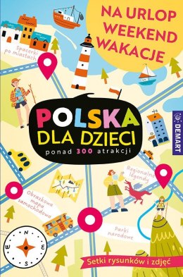 Książeczka edukacyjna Demart Polska dla dzieci. Na urlop,weekend,wakacje.