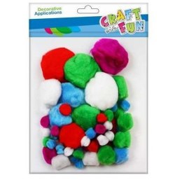 Pompony Craft With Fun mix 60 szt (463920)