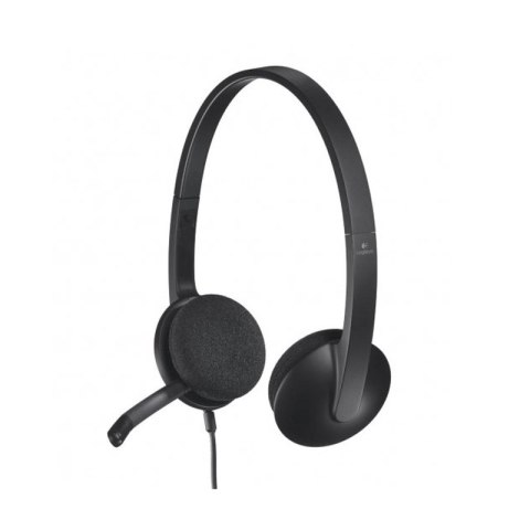 Słuchawki Logitech Headset H340 BLACK USB z mikrofonem