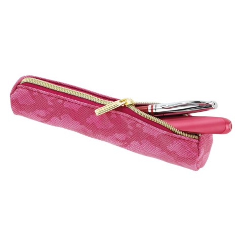 Piórnik Kosmetyczka Okrągła Snake róż 50046614 Herlitz (300001584)