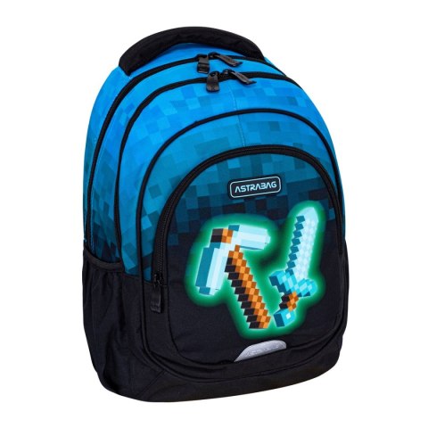 Plecak Astrabag Blue Pixel Astra (502024092)