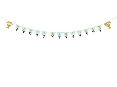 Girlanda Partydeco Happy Birthday Puchary, 2.5 m (GRL109)