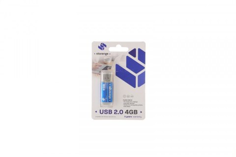 Pendrive Storange Blue 4GB (STORANPEN4GBBLUE2.0)