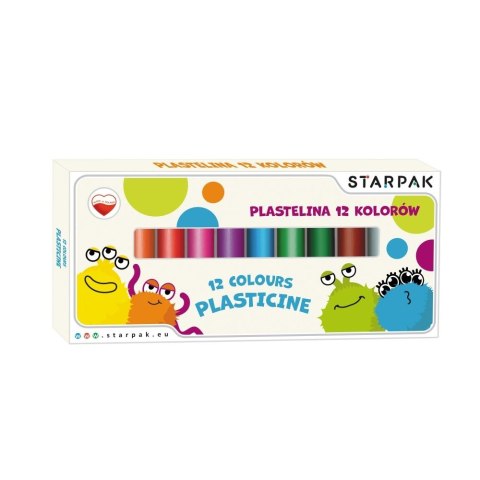 Plastelina Starpak 12 kol. mix (512856)