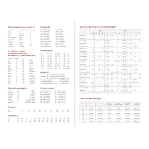Kalendarz nauczyciela książkowy (terminarz) A5TA071B 2024/2025 A5 PLANETY A5 Wydawnictwo Wokół Nas (PCV BEZBARWNY)