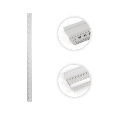 Linijka aluminiowa 70 70cm Leniar (30073)