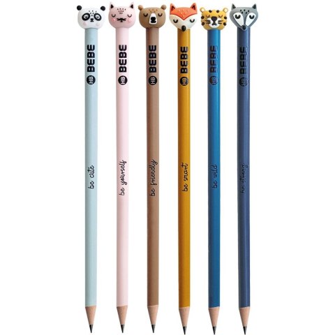 Ołówek BB FRIENDS ze zwierzakiem 24szt HB Interdruk (5902277349170)