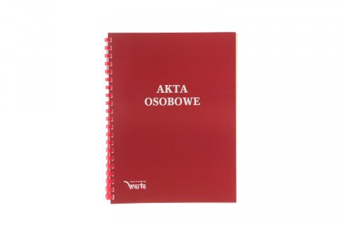 Teczka do akt osobowych Warta ABCDE niezadrukowana A4 (1824-339-092)