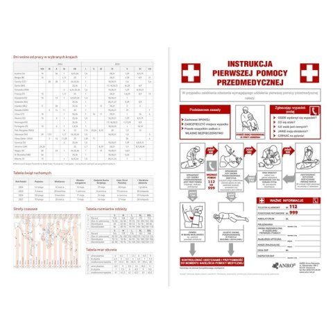 Kalendarz nauczyciela książkowy (terminarz) B5TN060B- 2024/2025 B5 PCV bezbarwny B5 Wydawnictwo Wokół Nas (motyle)