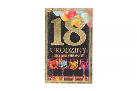 Kartka składana Urodzny Art Nuvo (5905771370305)