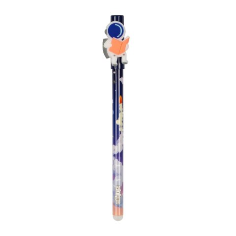 Długopis wymazywalny kosmonauci 5902315577626 wkład niebieski 0,5mm Strigo (SSC199)