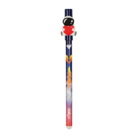 Długopis wymazywalny kosmonauci 5902315577626 wkład niebieski 0,5mm Strigo (SSC199)