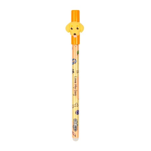 Długopis wymazywalny wymazywalny PIES 5902315577657 wkład niebieski 0,5mm Strigo (SSC202)