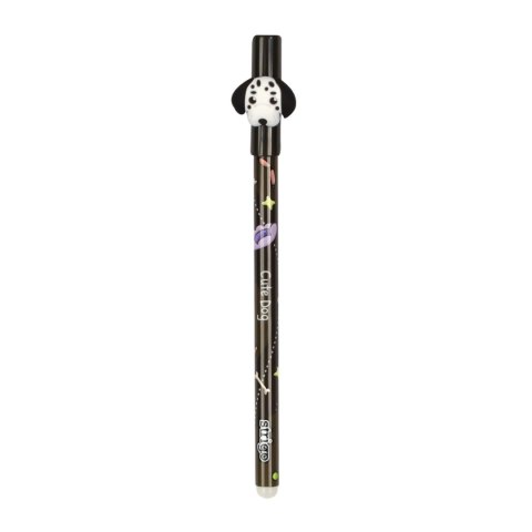 Długopis wymazywalny wymazywalny PIES 5902315577657 wkład niebieski 0,5mm Strigo (SSC202)