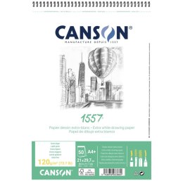 Blok artystyczny Canson szkicownik A4+ 120g 50k (31412A001)