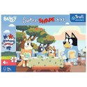 Puzzle Trefl Bluey I Przyjeciele Super Shape Zimowe zabawy Treflików 60 el. (50040)