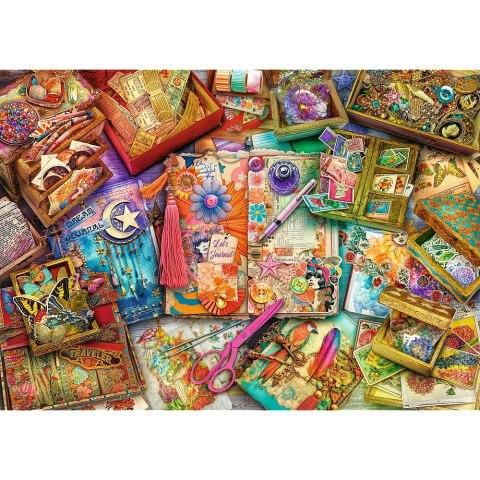 Puzzle Premium Plus Biurko dziennikarza 1000 el. Trefl (10849)