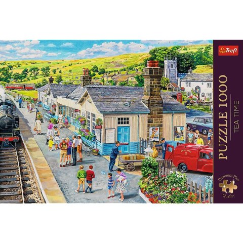 Puzzle Premium Plus Dworzec kolejowy 1000 el. Trefl (10810)
