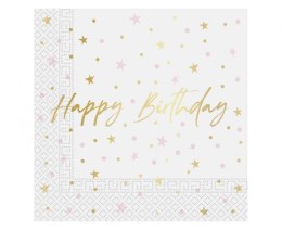 Serwetki Godan Birthday Candles mix papier [mm:] 330x330 (96628)